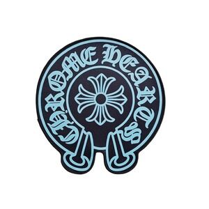 Chrome Hearts CH Teal Rug Non Slip Back